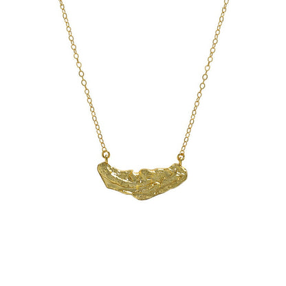 Fashion Irregular Stones 925 Sterling Silver Necklace