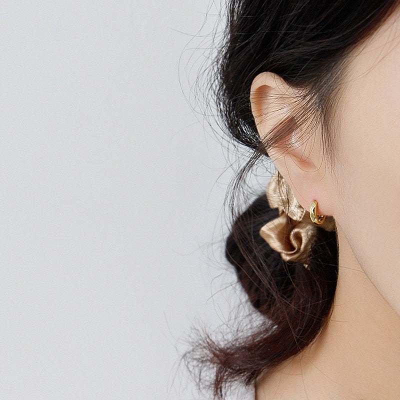 Fashion Super Mini Circle 925 Sterling Silver Huggie Hoop Earring Single