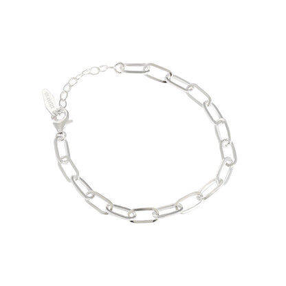 Modern Hollow Chain Fashion 925 Sterling Silver Bracelet