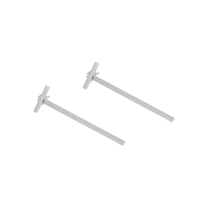 Simple Letter T 925 Sterling Silver Stud Earrings